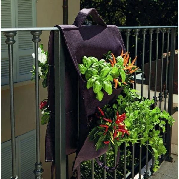 Hangende Moestuin Voor Balkon - 41 × 52 Cm 3 Hangende Moestuin Voor Balkon - 41 × 52 Cm