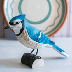 Blauwe Gaai (Blue Jay) In Lindenhout - Handgemaakt 5 Blauwe Gaai (Blue Jay) In Lindenhout - Handgemaakt -Bsi Verkoop houten blauwe gaai 1580225654 2 600
