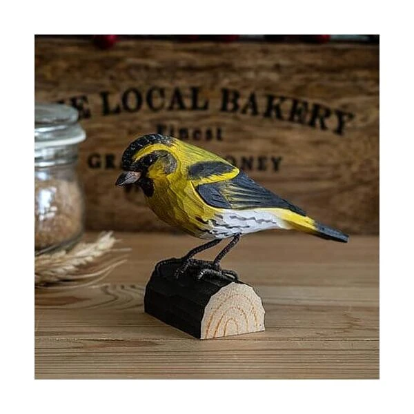 Sijsje In Lindenhout - Handgemaakt 4 Sijsje In Lindenhout - Handgemaakt - Afbeelding 2