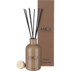 MICA Geurstokjes Glas Bruin 14,5 Cm - Woodland Fig