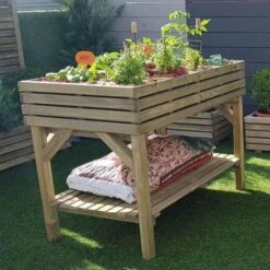 Moestuinbak 108 L Verhoogd - 100 × 60 × 80 Cm -Bsi Verkoop moestuinbak kub verhoogd 1561757134 1 600