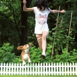 Voorkant 21 Perkhekjes Wit - 350 Cm