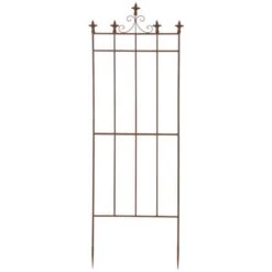 ESSCHERT DESIGN Plantensteun Franse Lelie - Roestiek