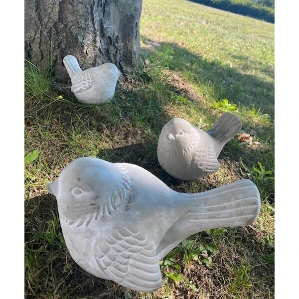 Vogel Uit Cement - 20 × 15 × 16 Cm - Afbeelding 3
