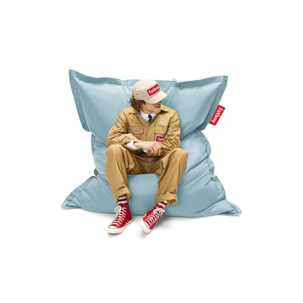 Zitzak Fatboy® The Original Indoor - 180 X 140 Cm Ijsblauw 4 Zitzak Fatboy® The Original Indoor - 180 X 140 Cm Ijsblauw - Afbeelding 2